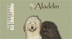 Desktop Screenshot of aladdinlabradoodles.com